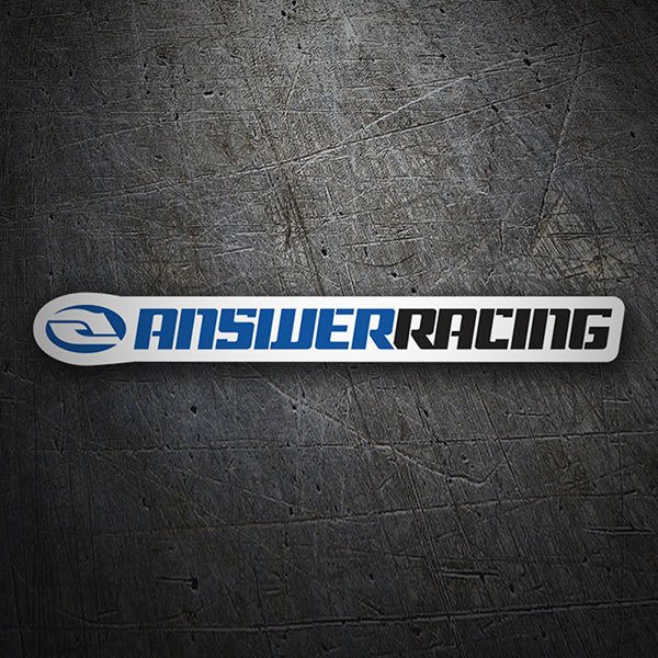 Pegatinas: Answer Racing