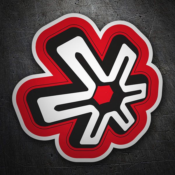 Pegatinas: Asterisk con estrella