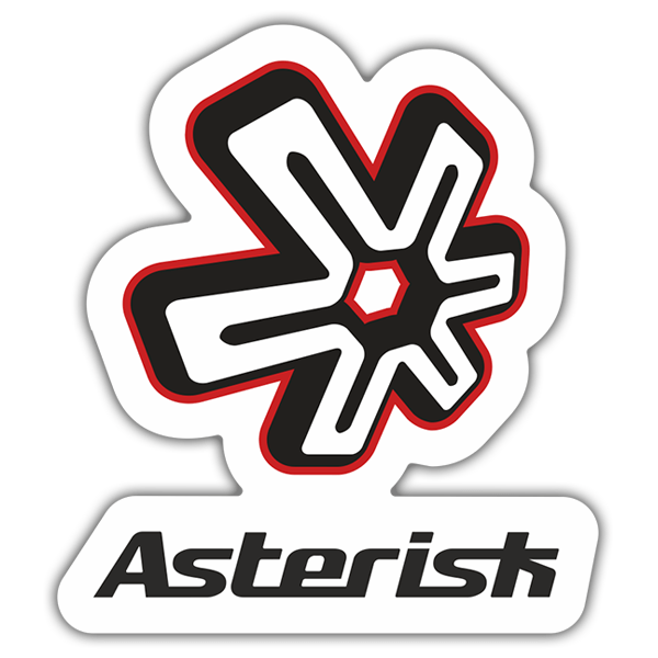 Pegatinas: Asterisk Logo 0
