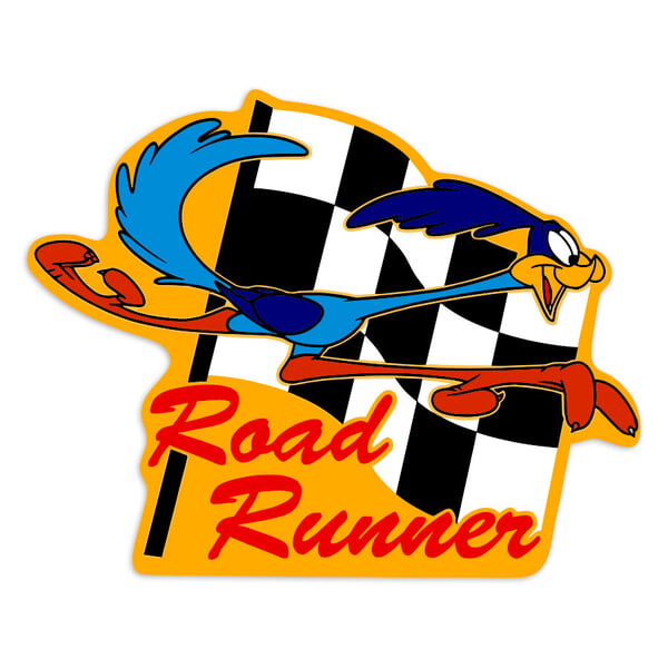 Pegatinas: Correcaminos Bandera Racing