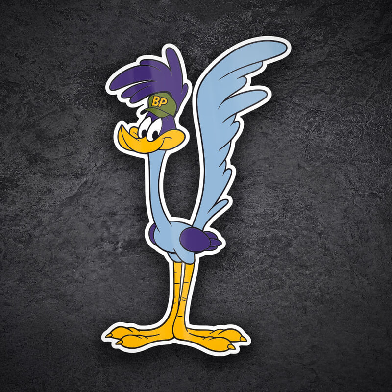 Pegatinas: Correcaminos Gorra BP