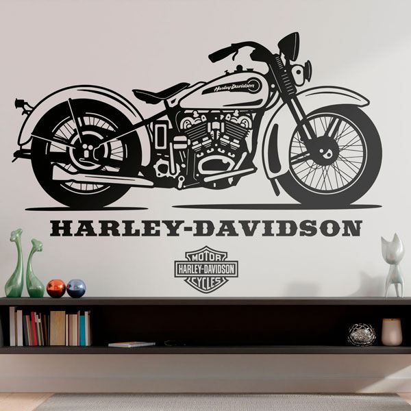 Vinilos Decorativos: Harley Davidson DAH Hillclimbe