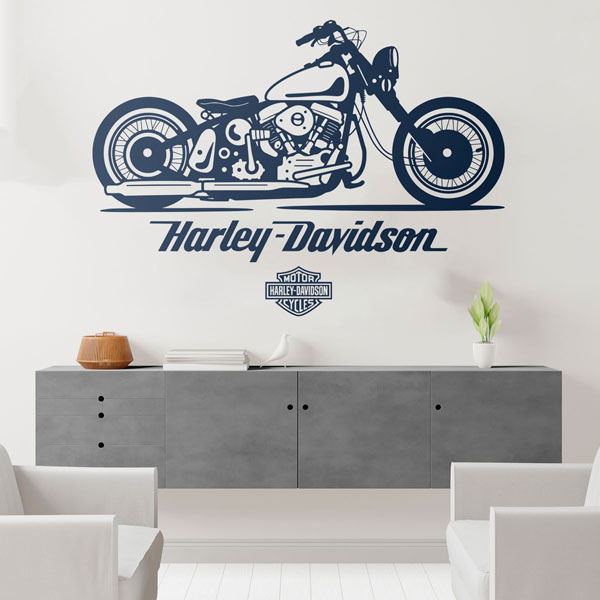 Vinilos Decorativos: Harley Davidson Softail Rocker