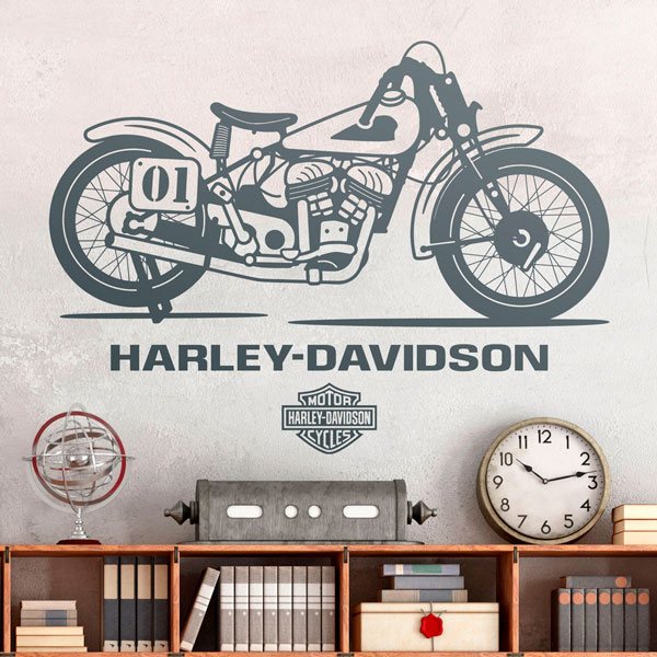 Vinilos Decorativos: Harley Davidson WLDR-1941