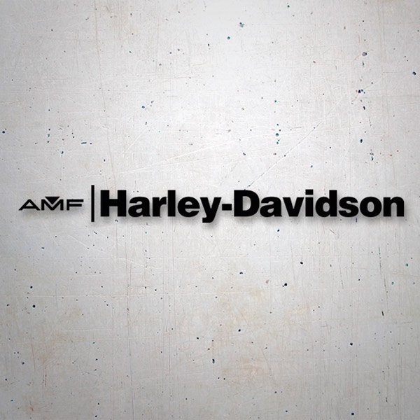 Pegatinas: Harley Davidson AMF