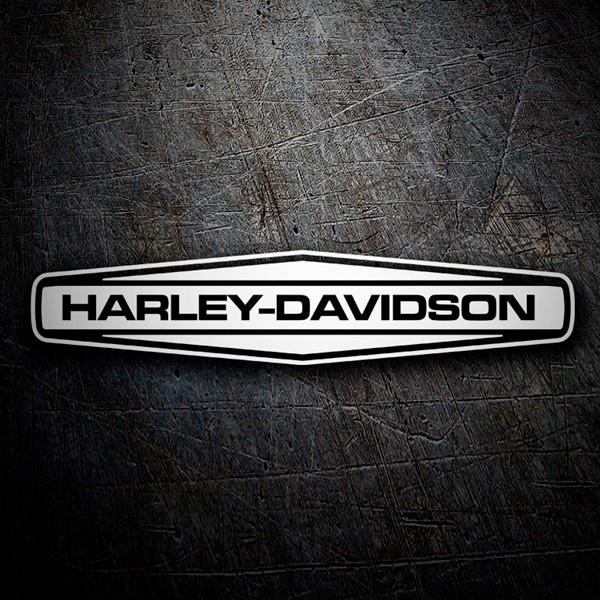 Pegatinas: Harley Davidson Chapa 0