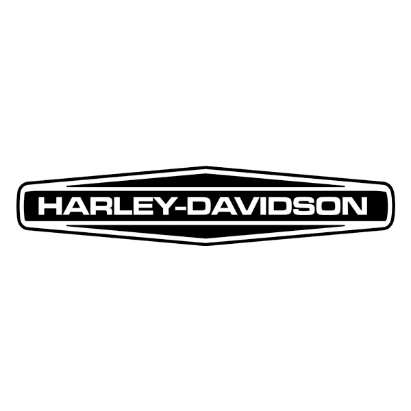 Pegatinas: Harley Davidson Chapa