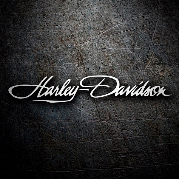 Pegatinas: Harley Davidson Firma 0