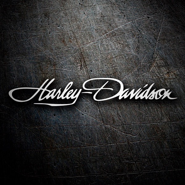 Pegatinas: Harley Davidson Firma