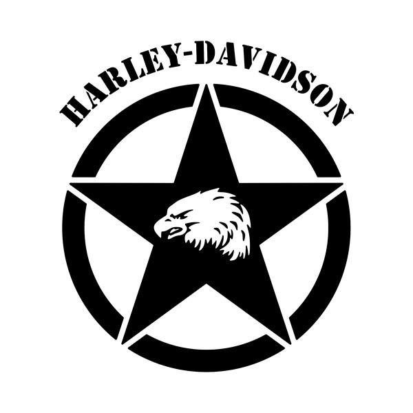 Pegatinas: Harley Davidson, Águila