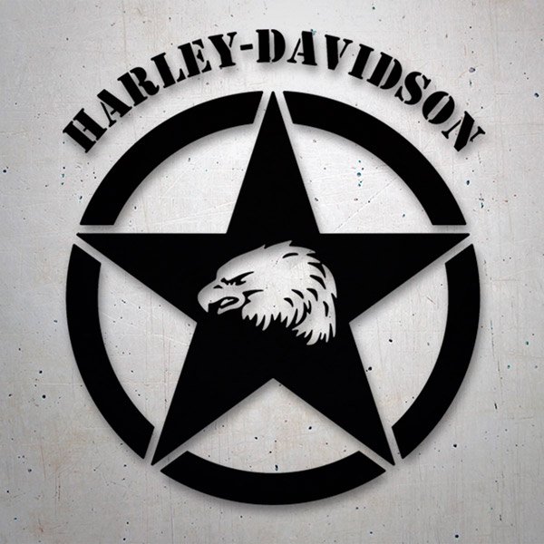 Pegatinas: Harley Davidson, Águila
