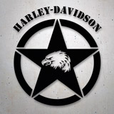 Pegatinas: Harley Davidson, Águila 2