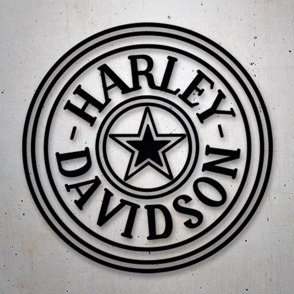 Pegatinas: Harley Davidson, Isologo