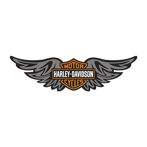 Pegatinas: Harley Davidson, Cartoon