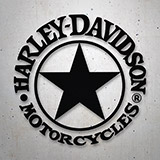 Pegatinas: Harley Davidson estrella 2