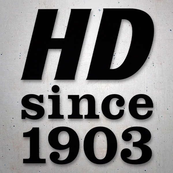 Pegatinas: Harley Davidson HD since 1903