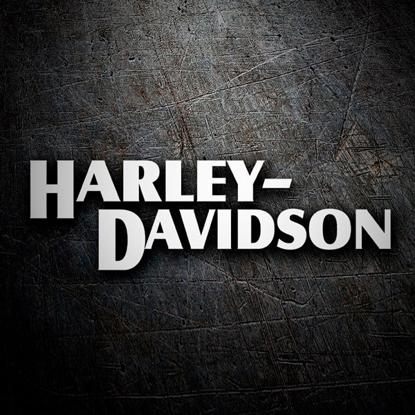 Pegatinas: Harley Davidson nombre 0