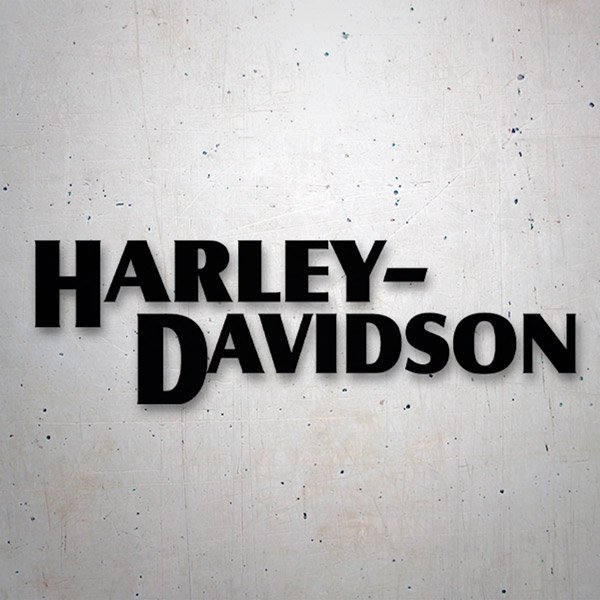 Pegatinas: Harley Davidson nombre