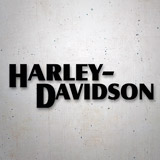 Pegatinas: Harley Davidson nombre 2