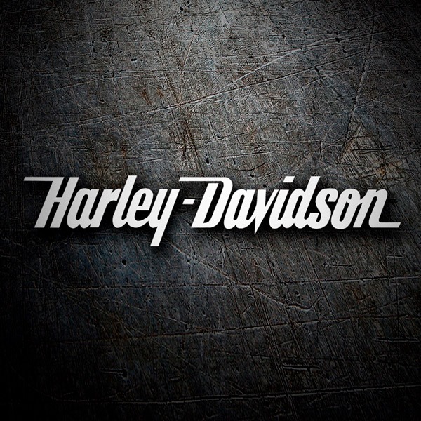 Pegatinas: Harley Davidson firma IV