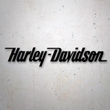 Pegatinas: Harley Davidson firma IV 2