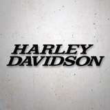Pegatinas: Harley Davidson name 2