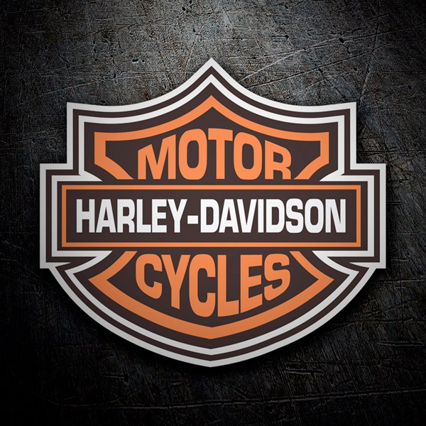 Pegatinas: Harley Davidson escudo 1