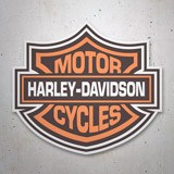 Pegatinas: Harley Davidson escudo 3