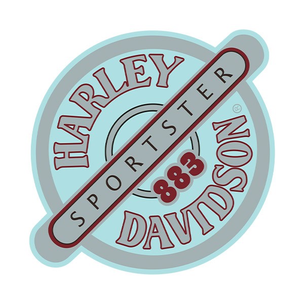 Pegatinas: Harley Davidson Sportster 883