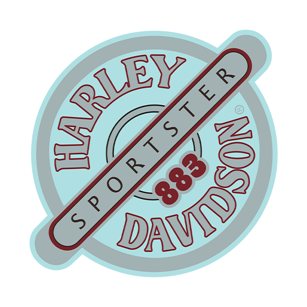 Pegatinas: Harley Davidson Sportster 883 0