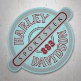Pegatinas: Harley Davidson Sportster 883 3