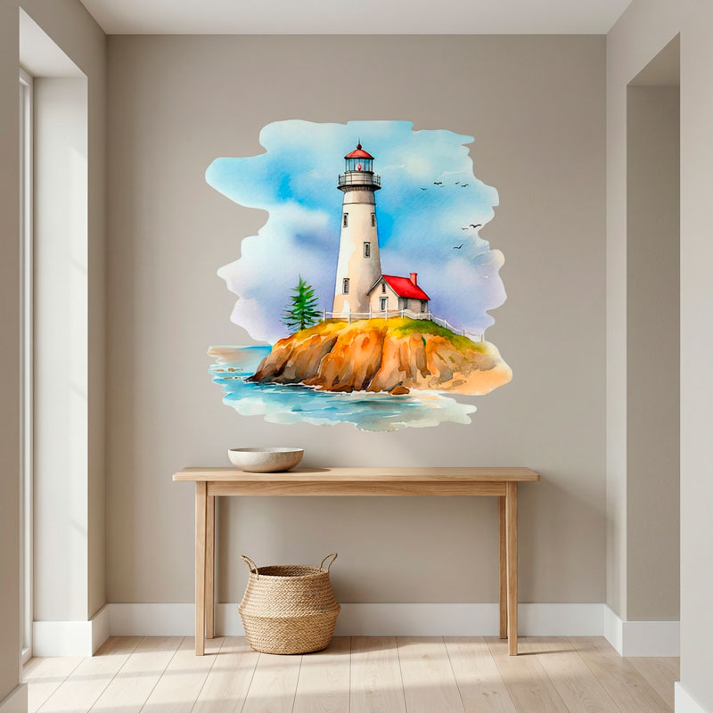 Faro acuarela 4