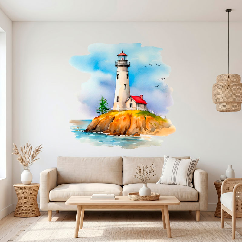 Faro acuarela 6
