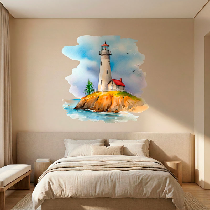 Faro acuarela 8