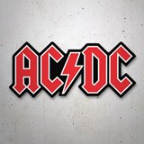 Pegatinas: AC/DC Rojo