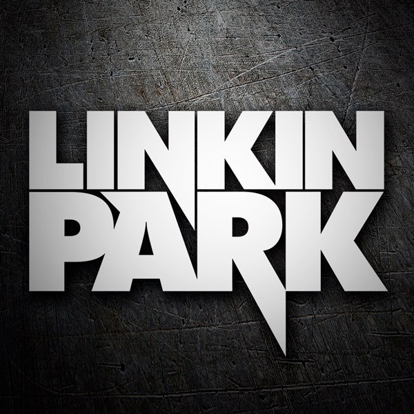 Pegatinas: Logo Linkin Park en Tipograf&iacute;a Estilizada