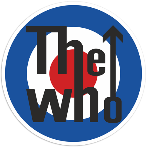 THE WHO. Top 3 Pegatinas-coches-motos-the-who-logo