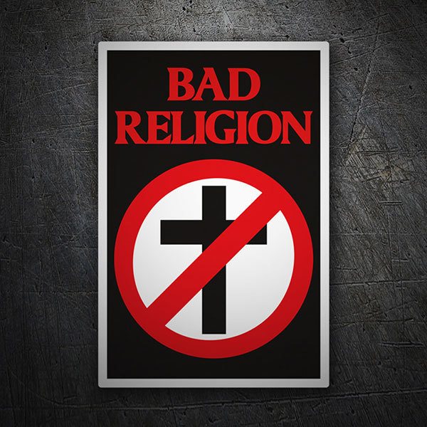 Pegatinas: Bad Religion con Crossbuster