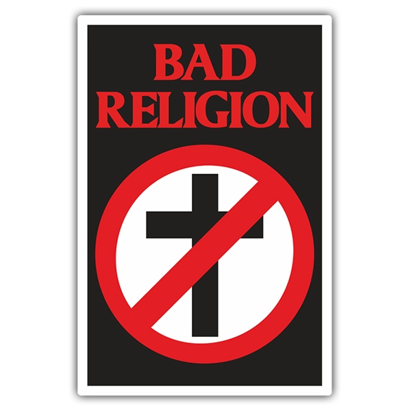 Pegatinas: Bad Religion con Crossbuster