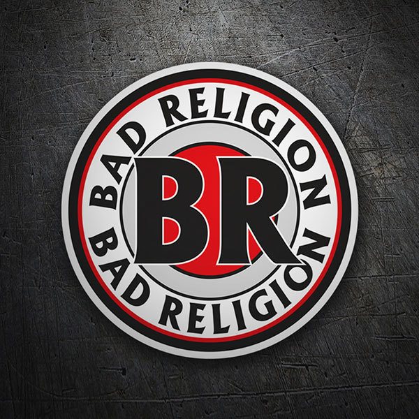 Pegatinas: Bad Religion Sello Circular