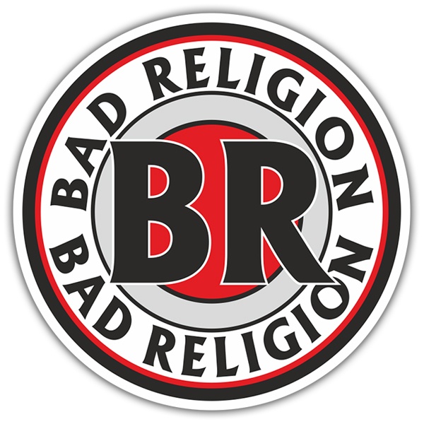 Pegatinas: Bad Religion Sello Circular