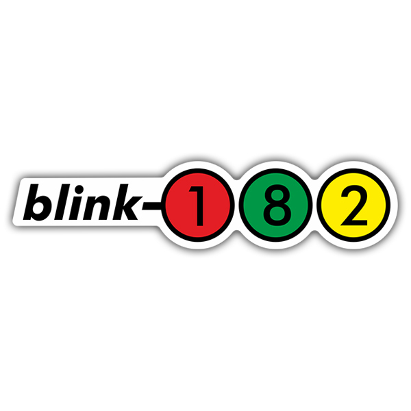 Pegatinas: Blink 182 Retro Alternative