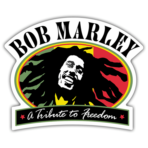 Pegatinas: Bob Marley Tribute