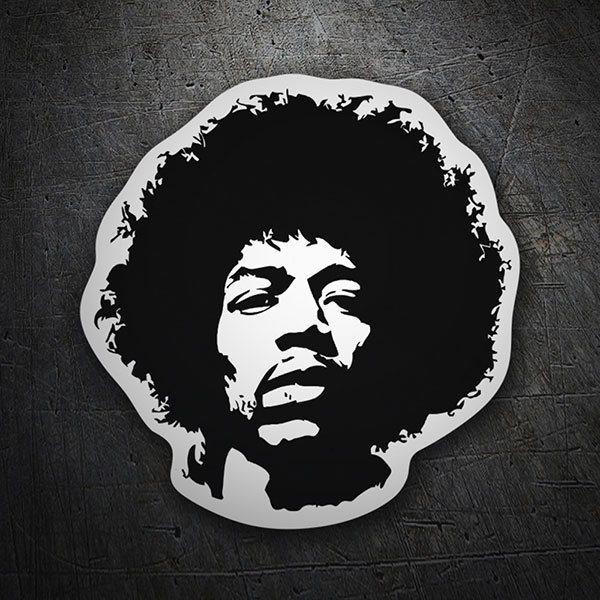 Pegatinas: Jimi Hendrix Classic