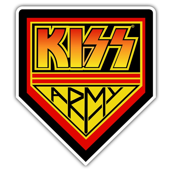 Pegatinas: Emblema Kiss Army
