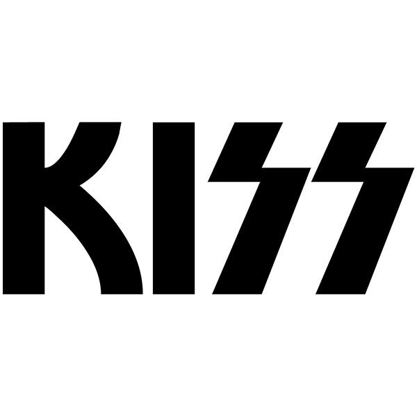 Pegatinas: Kiss Logo