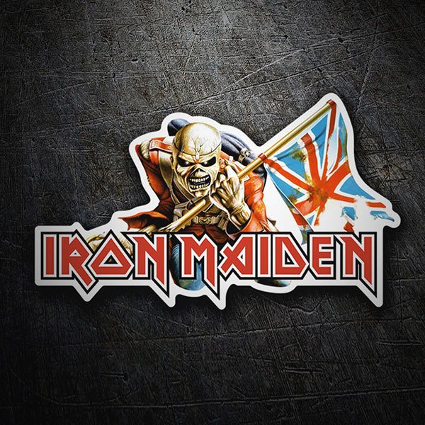 Pegatinas: Iron Maiden - The Trooper 1
