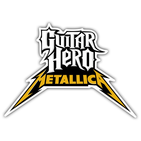 Pegatinas: Guitar Hero Metallica