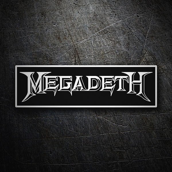 Pegatinas: Megadeth Logo 1