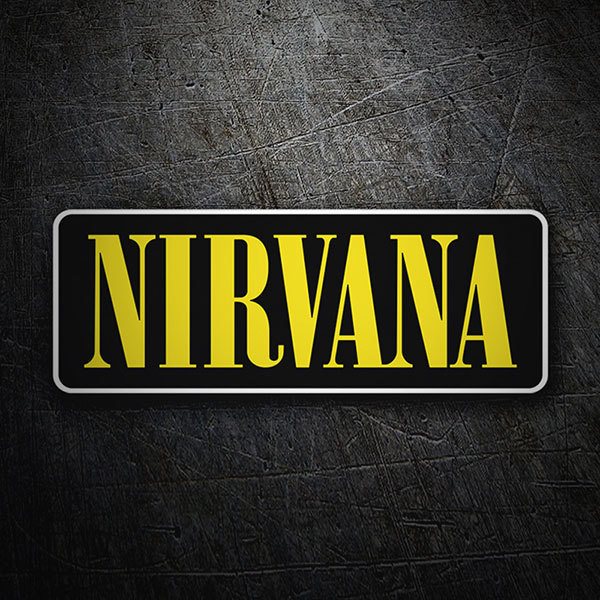 Pegatinas: Nirvana Logo